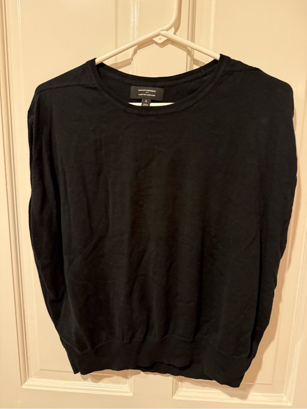 Banana Republic Black Women's Forever Sweater Shell Top